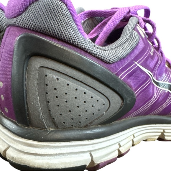 Nike Purple and Gray Athletic Shoes with Breathable Mesh - Picture 4 of 10
